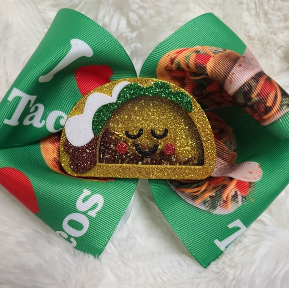 Other - Tacos jumbo hair bow